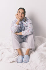 Womensecret Conjunto de zapatillas y bata 