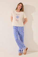 Womensecret Conjunto de pantalón y camiseta 