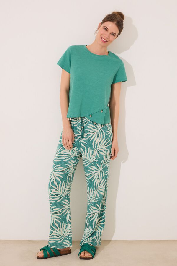 Womensecret Conjunto de pantalón y camiseta 