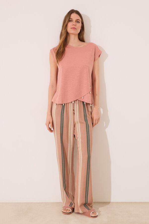 Womensecret Conjunto de pantalón y camiseta 