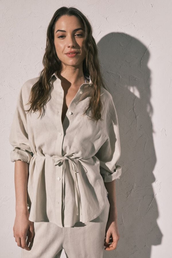 Womensecret Conjunto de camisa y pantal&oacute;n 