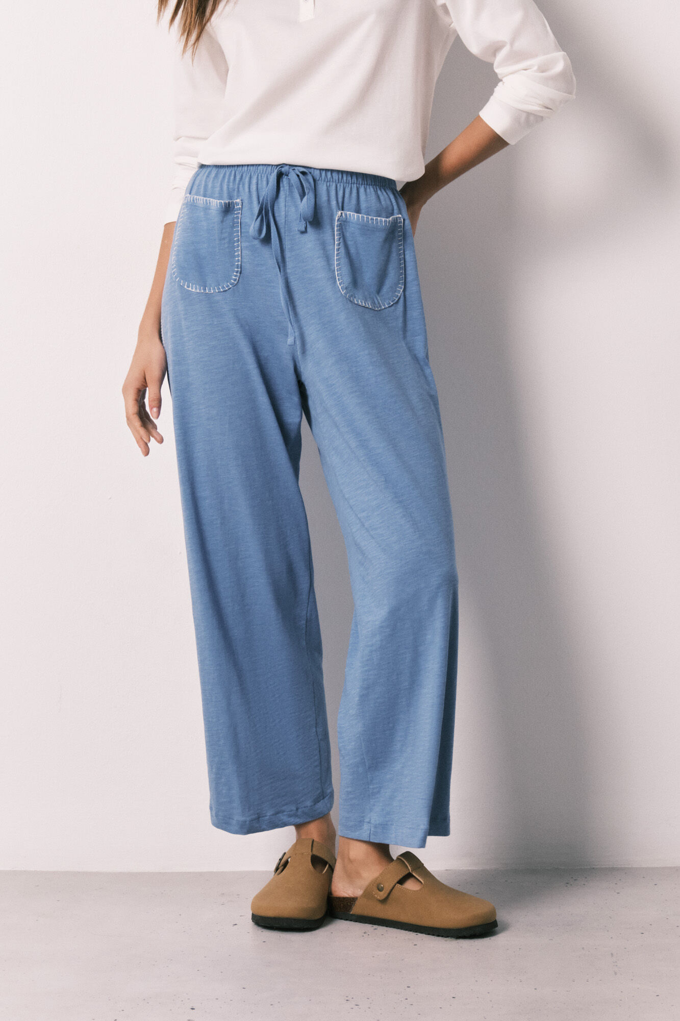 Womensecret Conjunto de pantal&oacute;n y zapatillas 