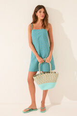 Womensecret Conjunto de vestido, chanclas y bolso 