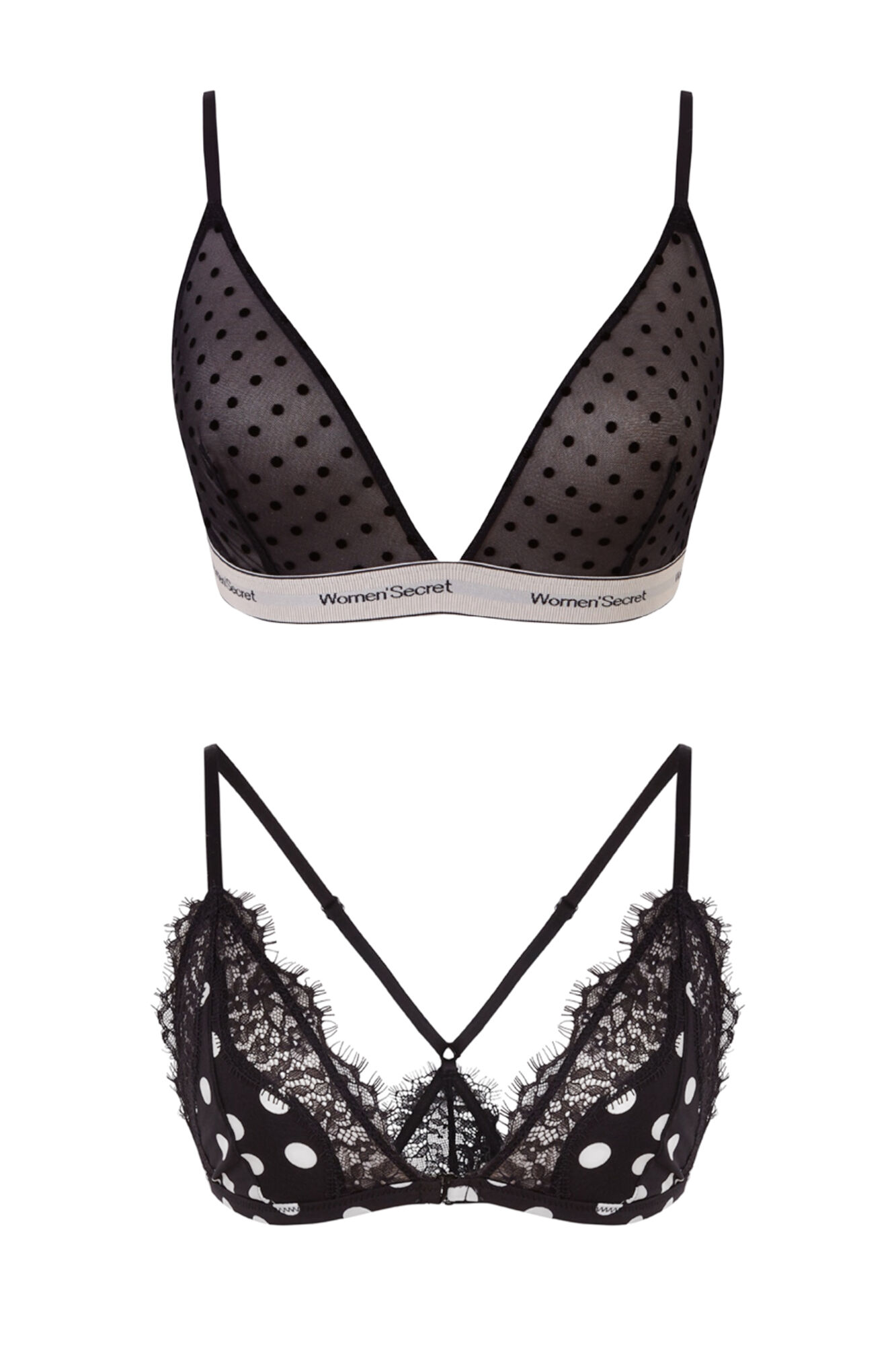 Womensecret Conjunto de sujetador y sujetador 