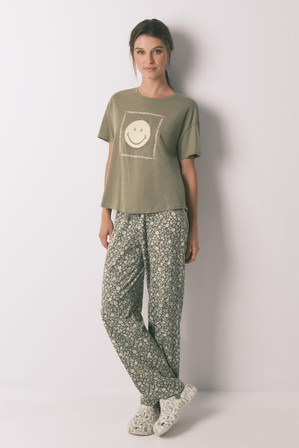 Womensecret Conjunto de zapatillas y pijama 