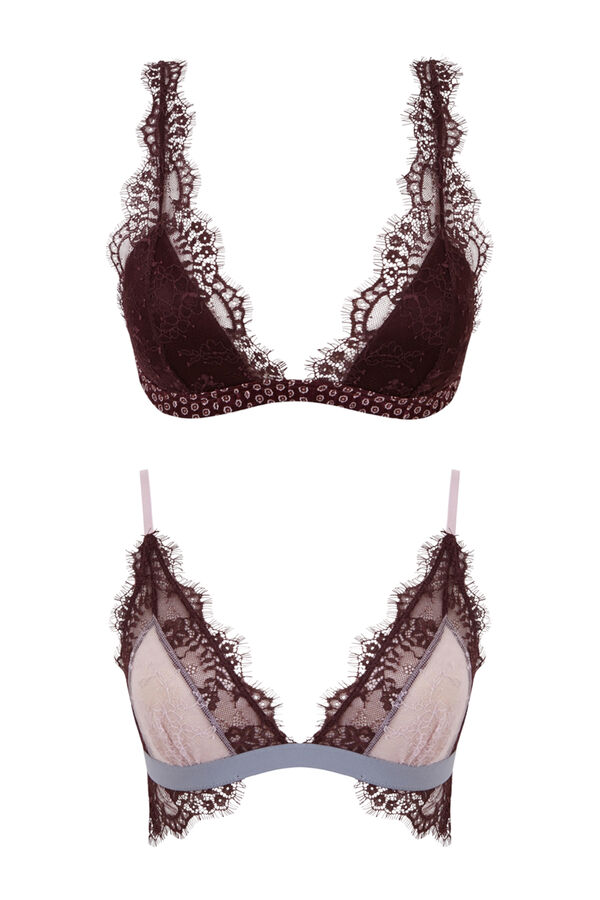 Womensecret Conjunto de sujetador y sujetador 