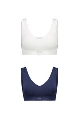 Womensecret Pack de 2 tops sin costuras 