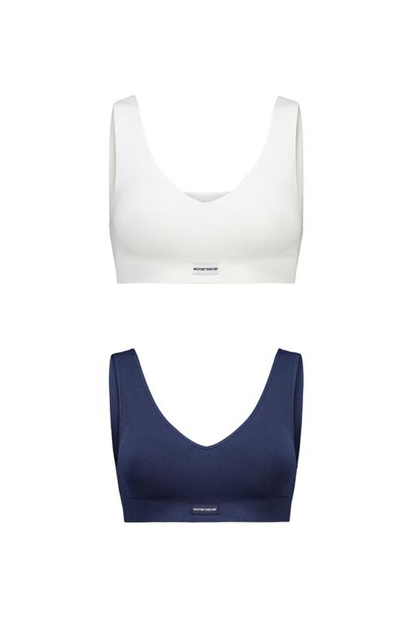 Womensecret Pack de 2 tops sin costuras 