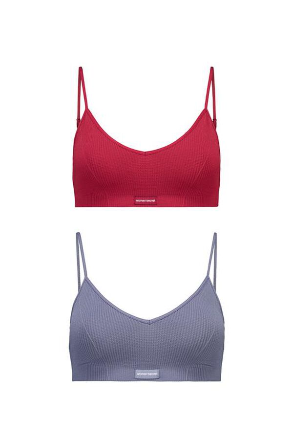 Womensecret Pack de 2 tops sin costuras 