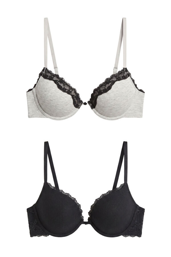 Womensecret Conjunto de sujetador y sujetador 