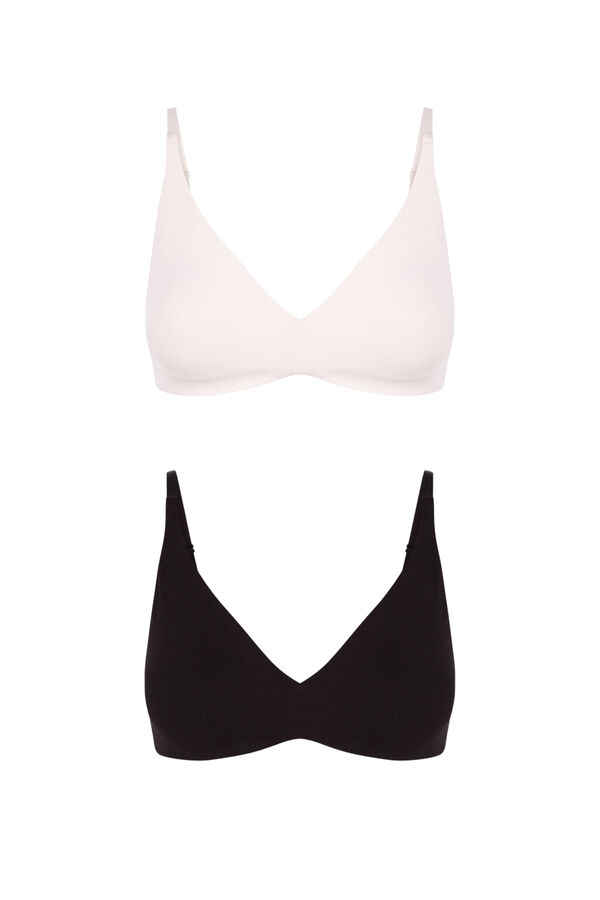 Womensecret Pack de 2 sujetadores triangulares 