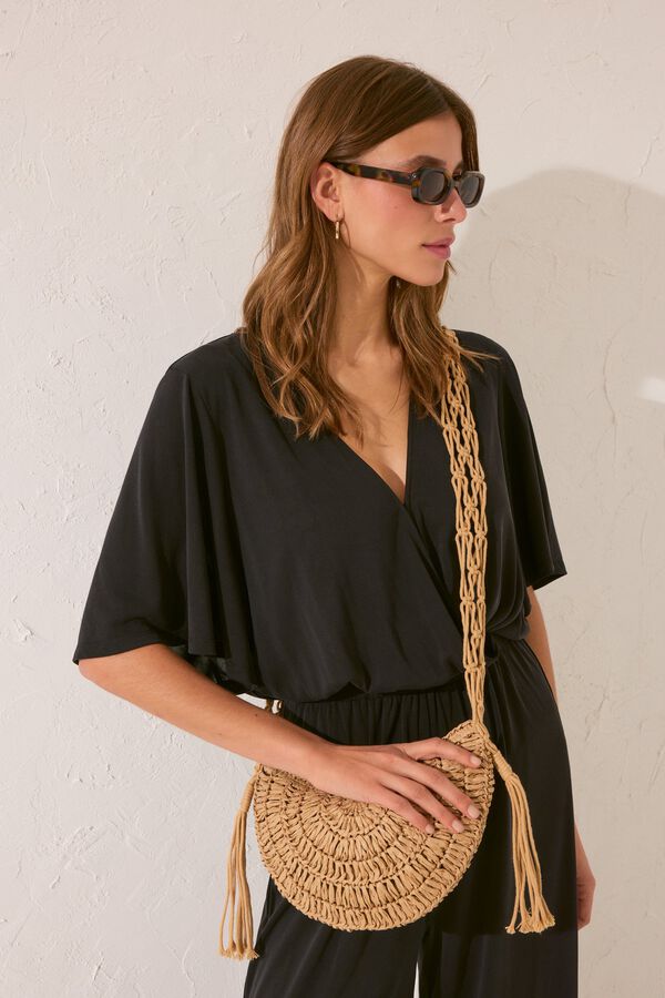 Womensecret Conjunto de top, braga, pantalón y bolso 