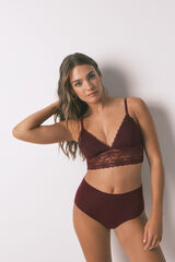 Womensecret Conjunto de bralette y braga 