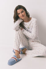 Womensecret Conjunto de zapatillas y pijama 