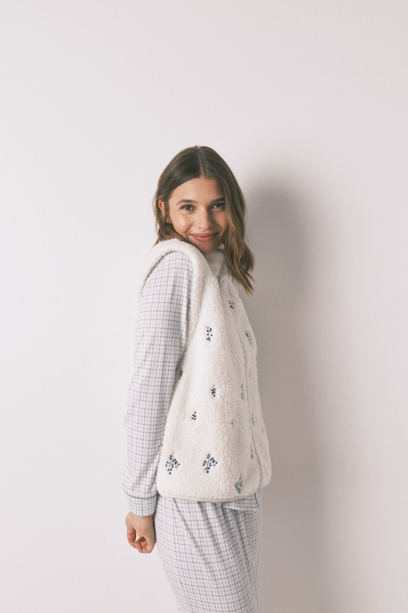 Womensecret Conjunto de chaleco y pijama 