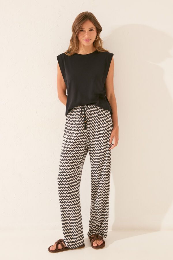Womensecret Conjunto de pantalón y camiseta 