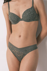 Womensecret Conjunto de tanga y sujetador 