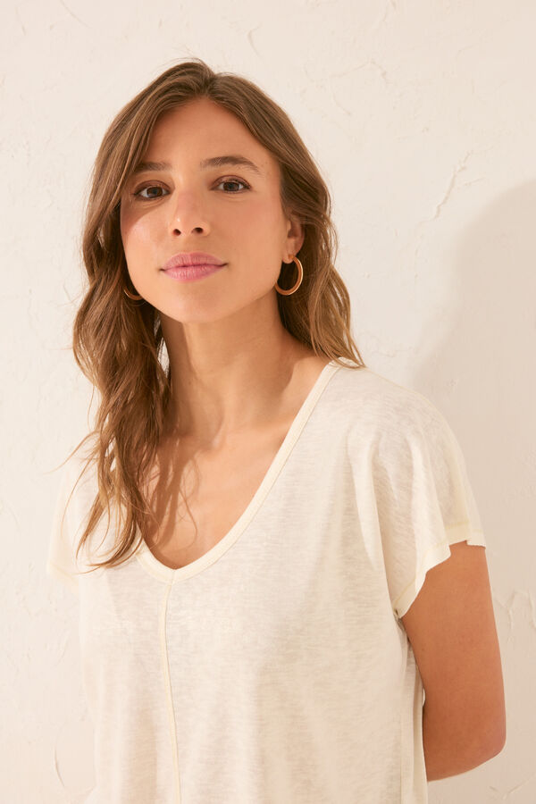 Womensecret Conjunto de pantalón y camiseta 