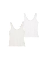 Womensecret Pack de 2 camisetas de pijama 