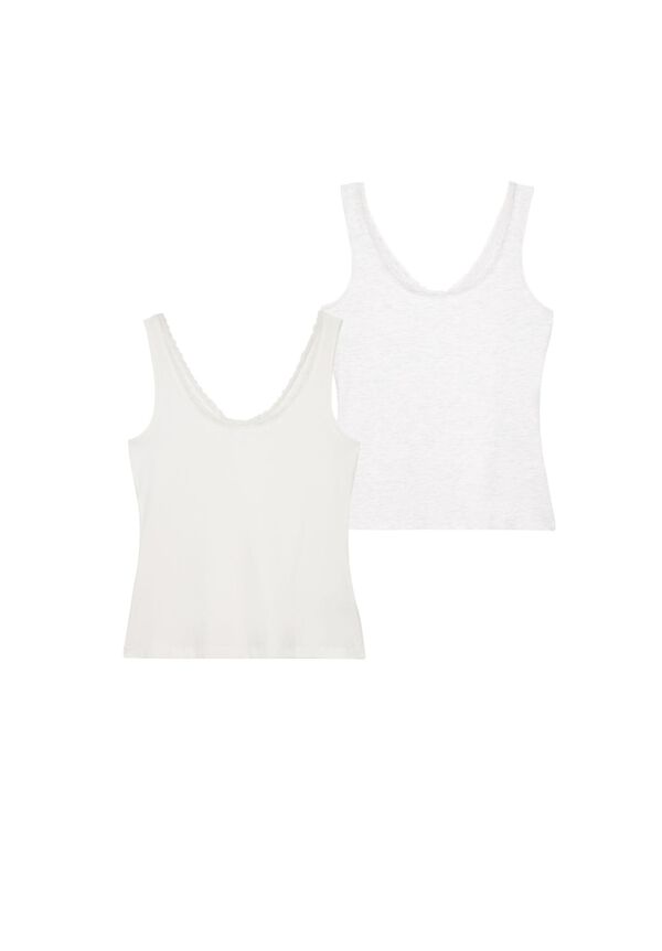 Womensecret Pack de 2 camisetas de pijama 