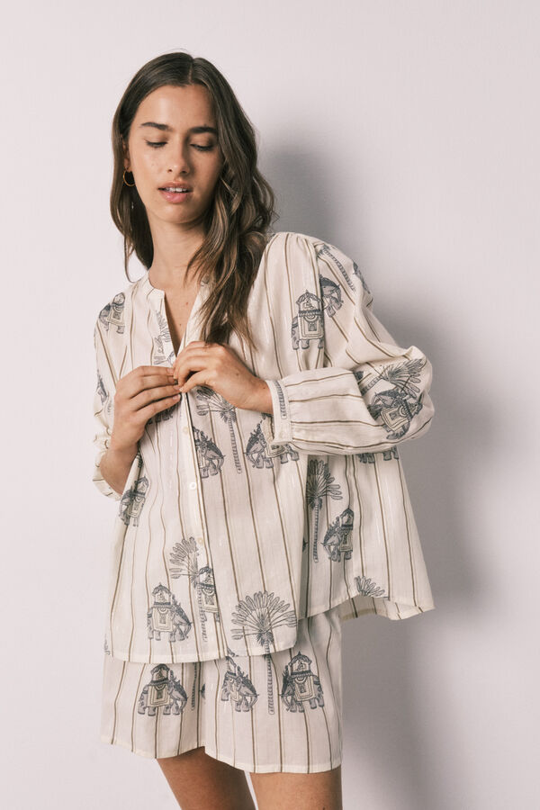 Womensecret Conjunto de pijama y sandalias 