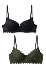 Womensecret Conjunto de sujetador y sujetador 