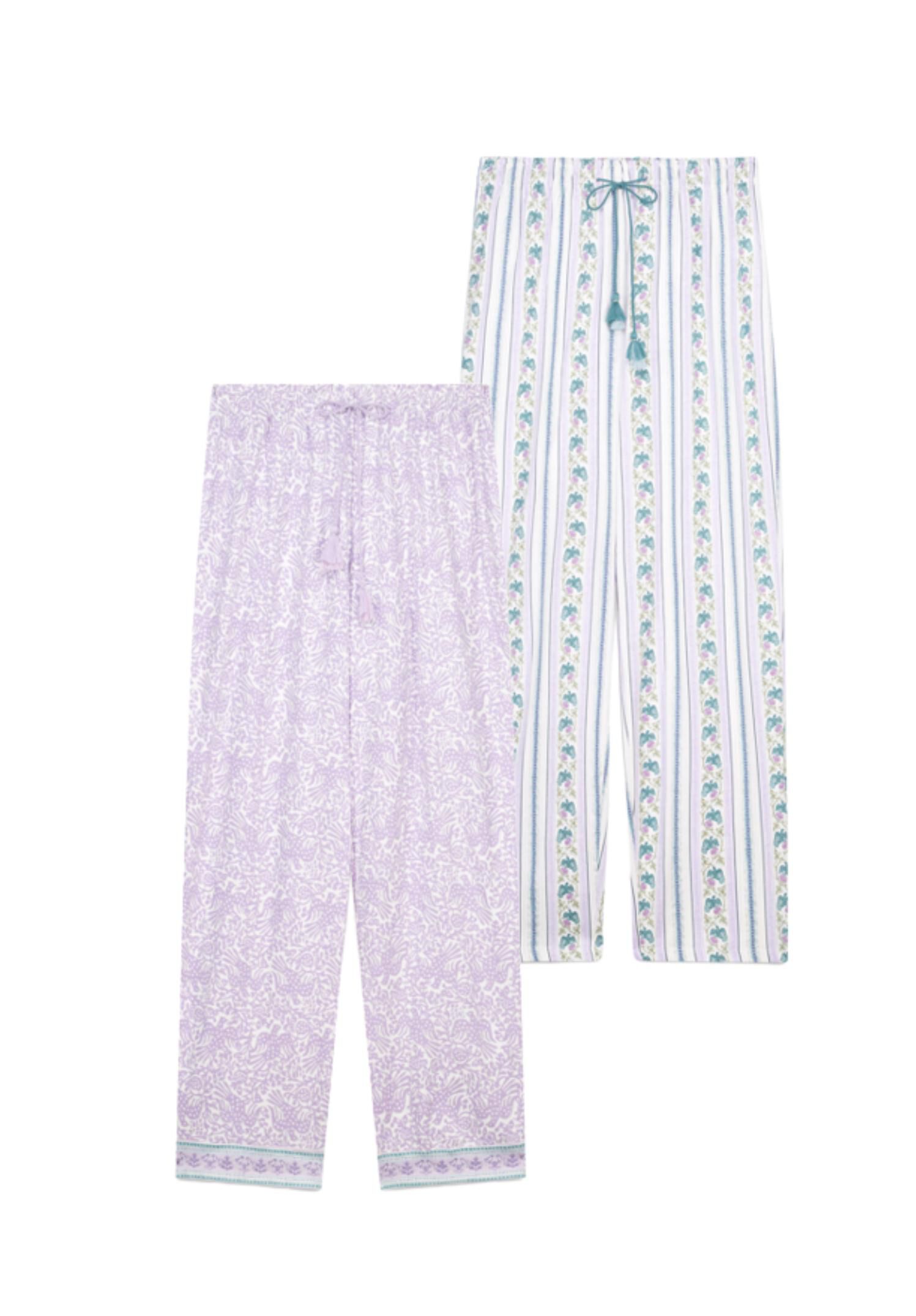 Womensecret Pack de 2 pantalones de pijama 