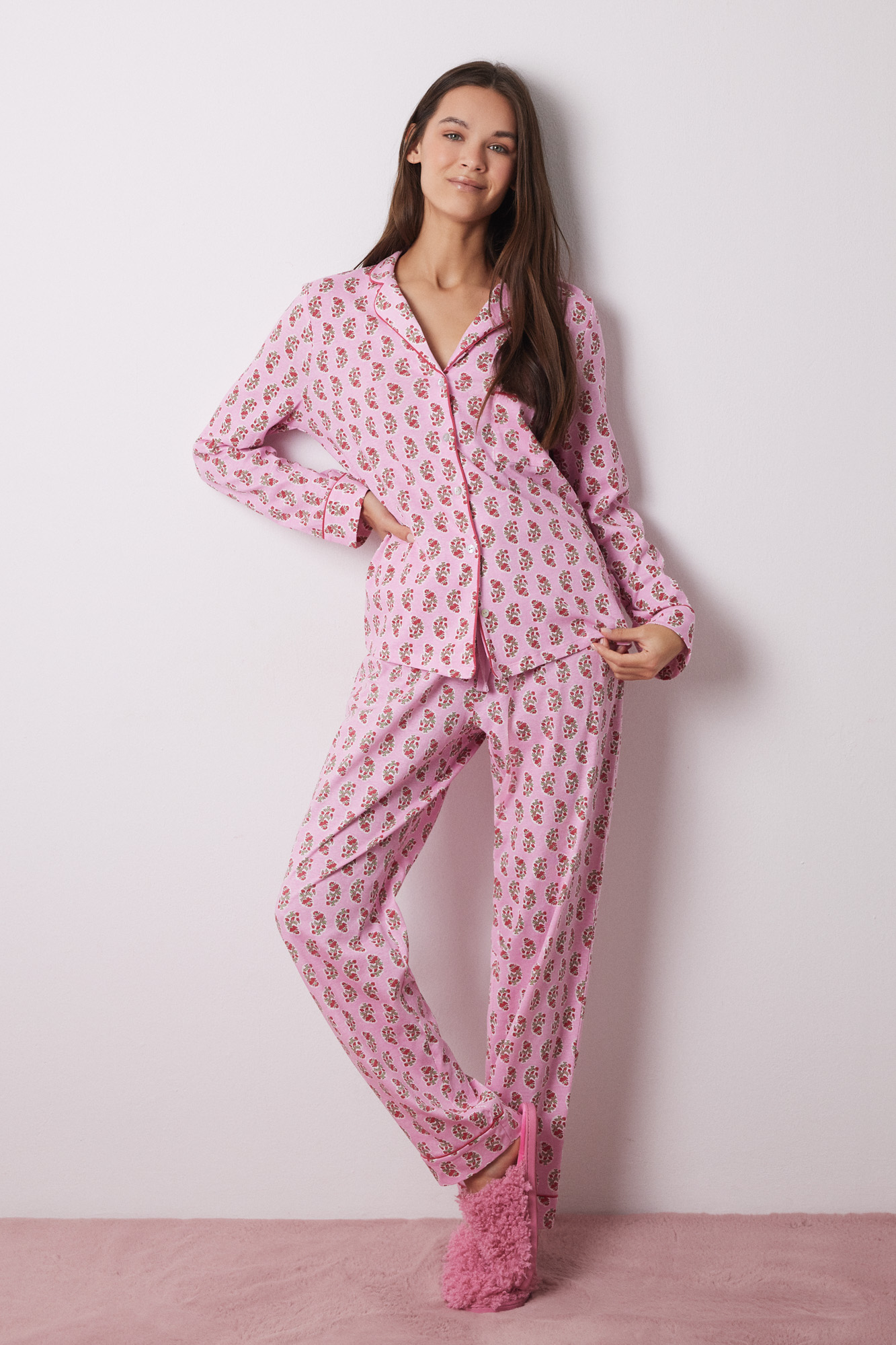 Pijama Algodon Marcas De Pijamas Chile Pijamas Mujer Flores