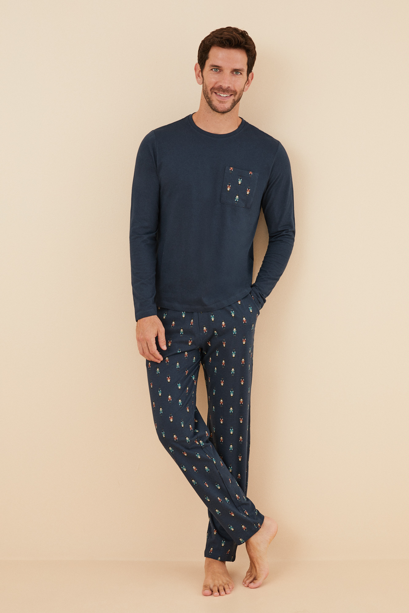 PIJAMA MUSLHER HOMBRE INVIERNO 215615 - Ropa Interior - Lencería - Pijama  hombre - Pijama