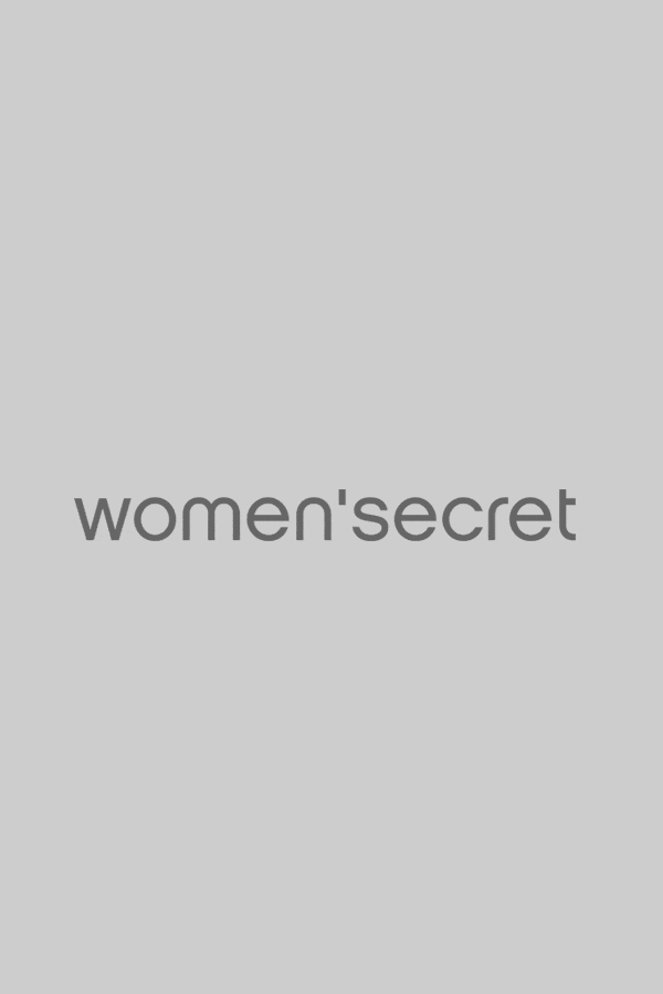 Womensecret Braga ancha algodón encaje rayas 